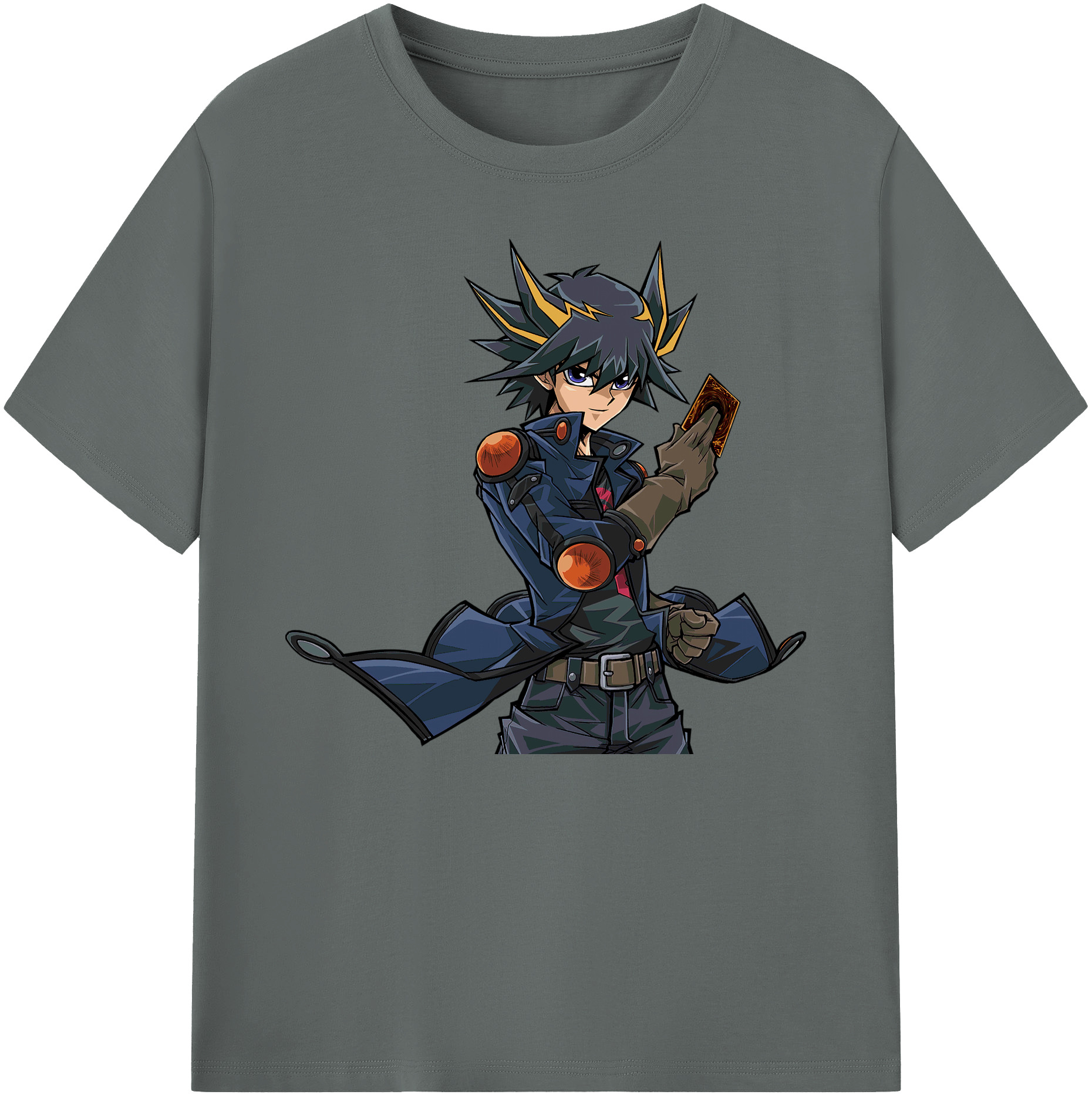 （画像用） 遊☆戯☆王 Yu-Gi-Oh! 綿100％ メンズ半袖Tシャツ｜肌触りやわらか＆通気性